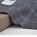 Wholesale laine à carreaux poly flanelle automne hiver manteaux tissu